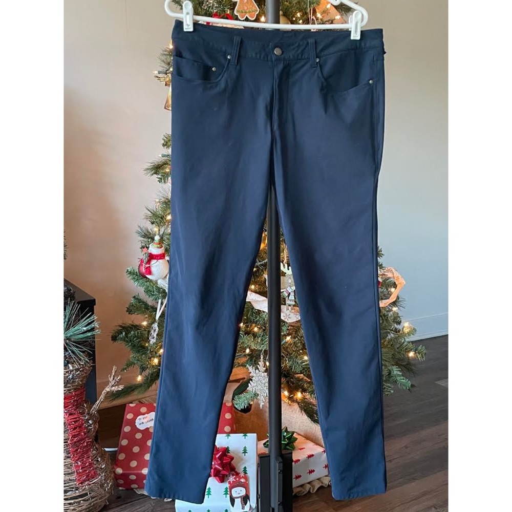👖 [ Men’s LuluLemon] ABC slim pants 34” - navy
